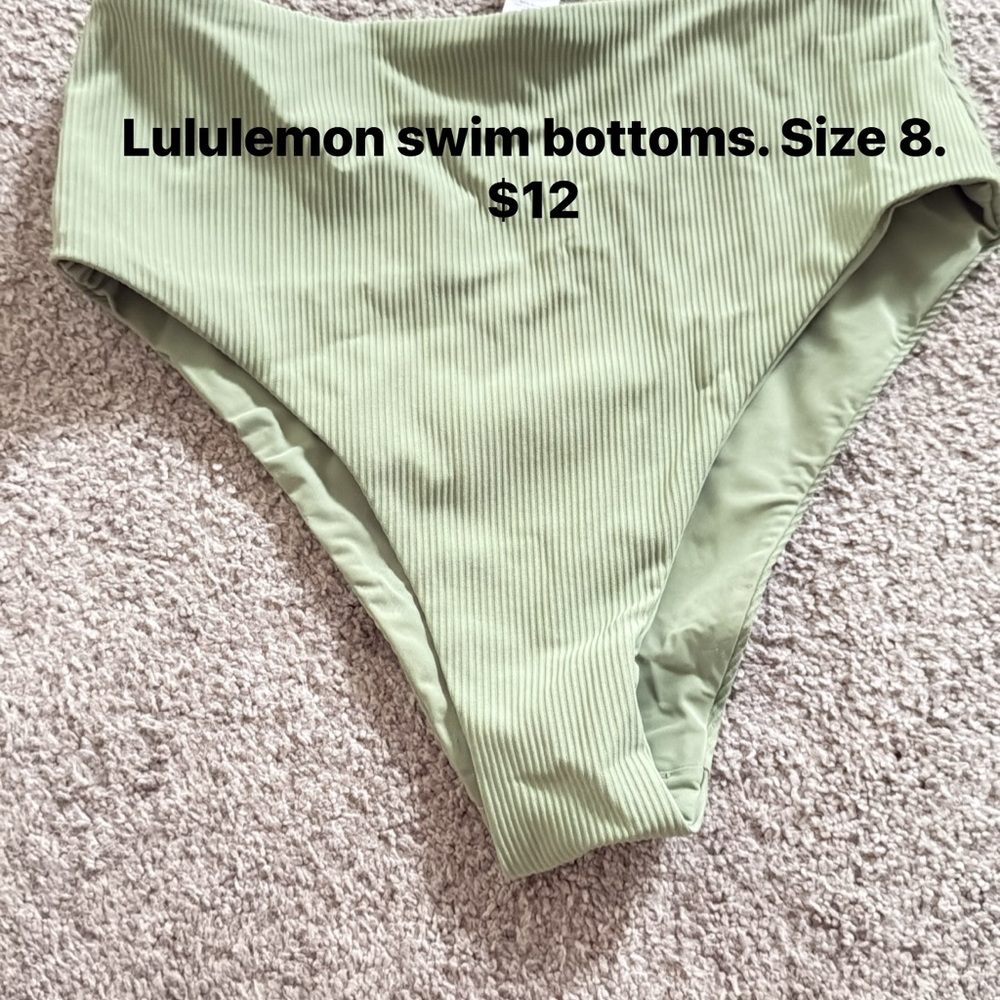lululemon athletica Olive Swim Bottoms